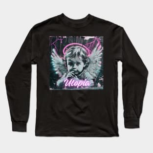 Utopia Street Art Angel Long Sleeve T-Shirt